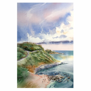 Watercolour The Andaman Jewel - Archival Print
