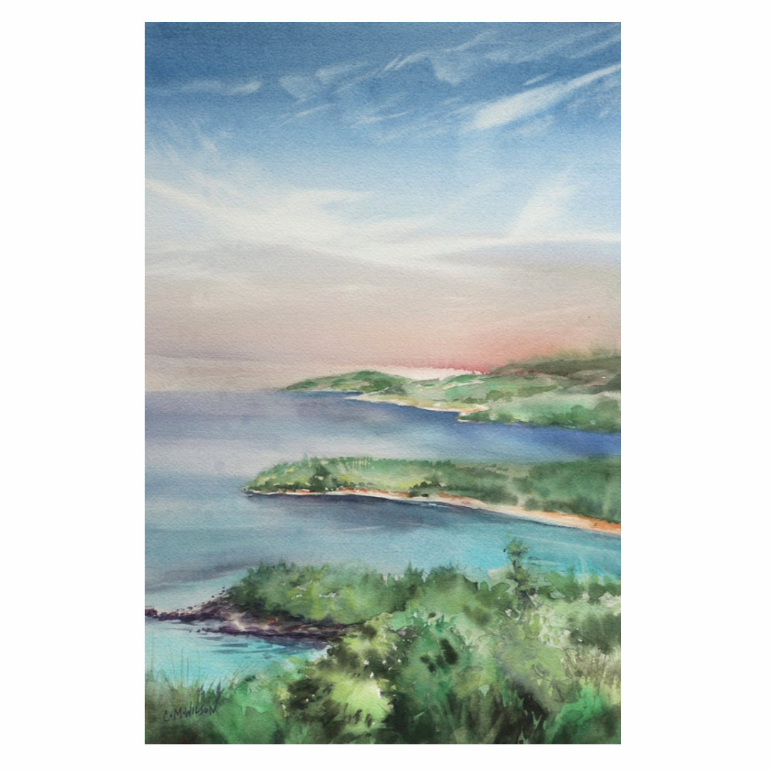 Watercolour West Coast Trio - Archival Print