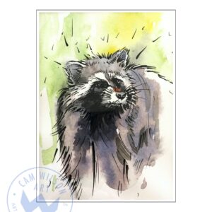 Wildlife Ink - Racoon 3
